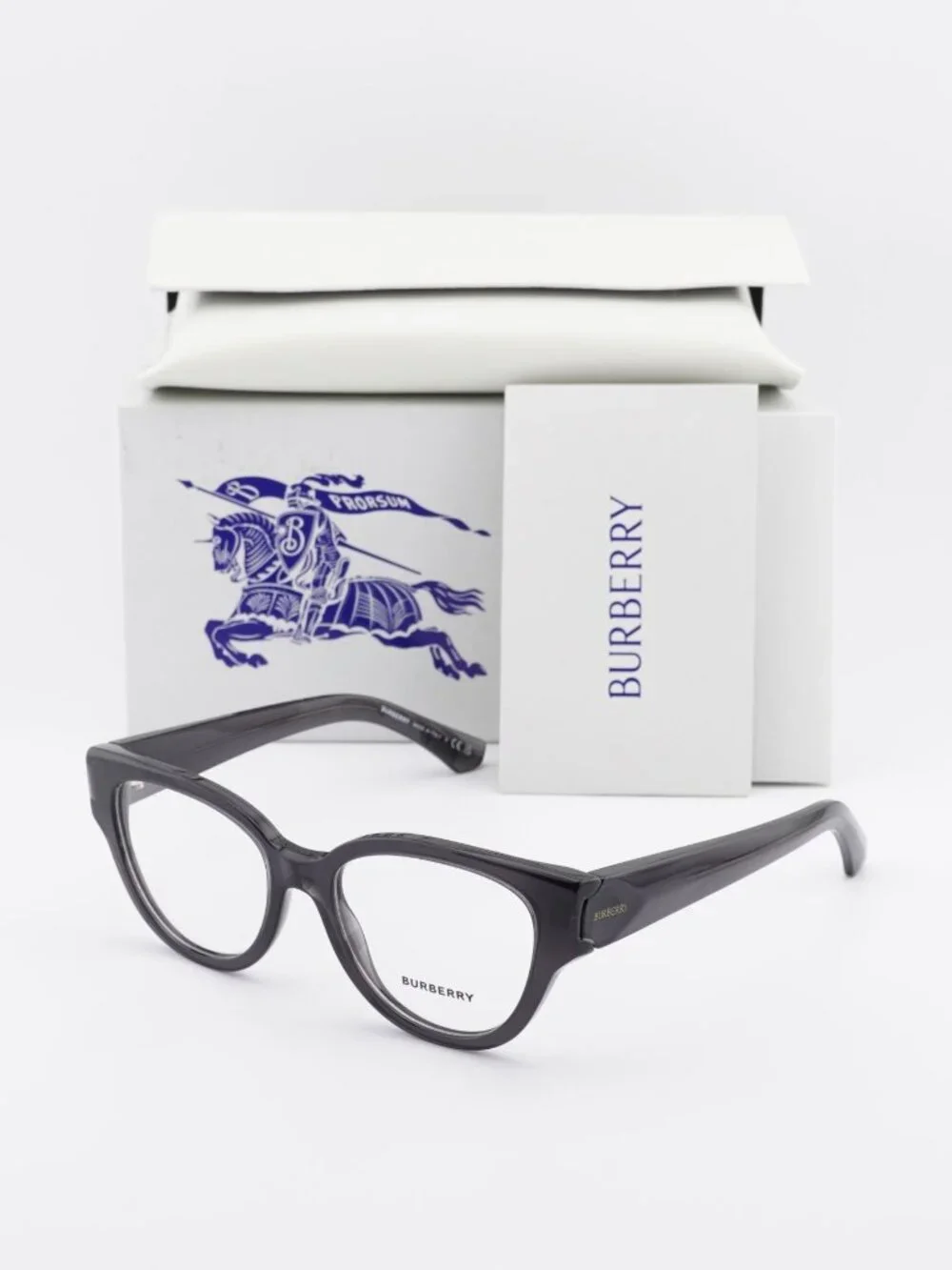 Burberry BE2421 4112 Oval Women Eyeglasses 51mm - Grey